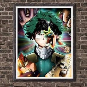 League One for All Izuku Wall Canvas Poster